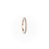 Tennis ring (pink gold)